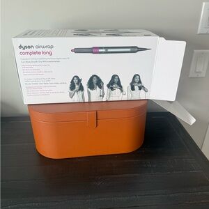 Dyson Airwrap with Tan Storage Case
